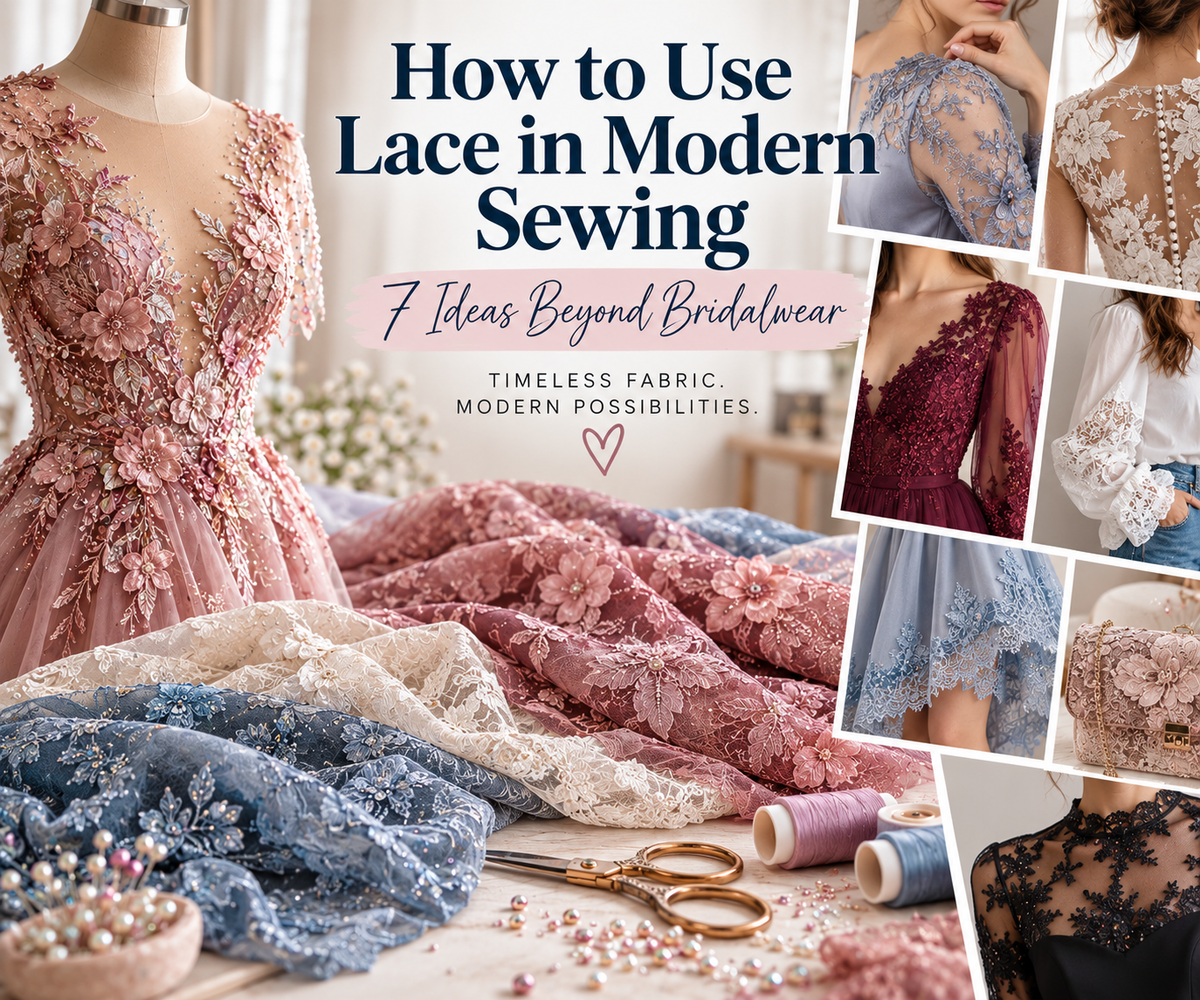How to Use Lace in Modern Sewing: 7 Ideas Beyond Bridalwear