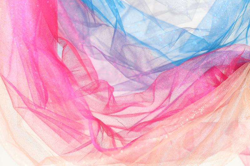 Glitter Tulle Fabric by the Yard | Sparkle Mesh – 20 Colors