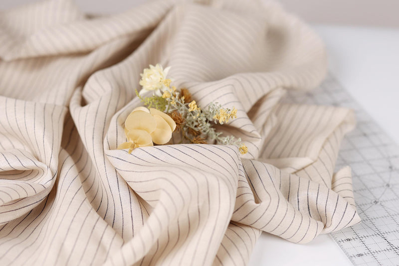Linen Fabric by the Yard | Linen Blend Fabric