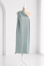 Green Glitter Knit Fabric, 4-Way Stretch Dancewear Costume Fashion