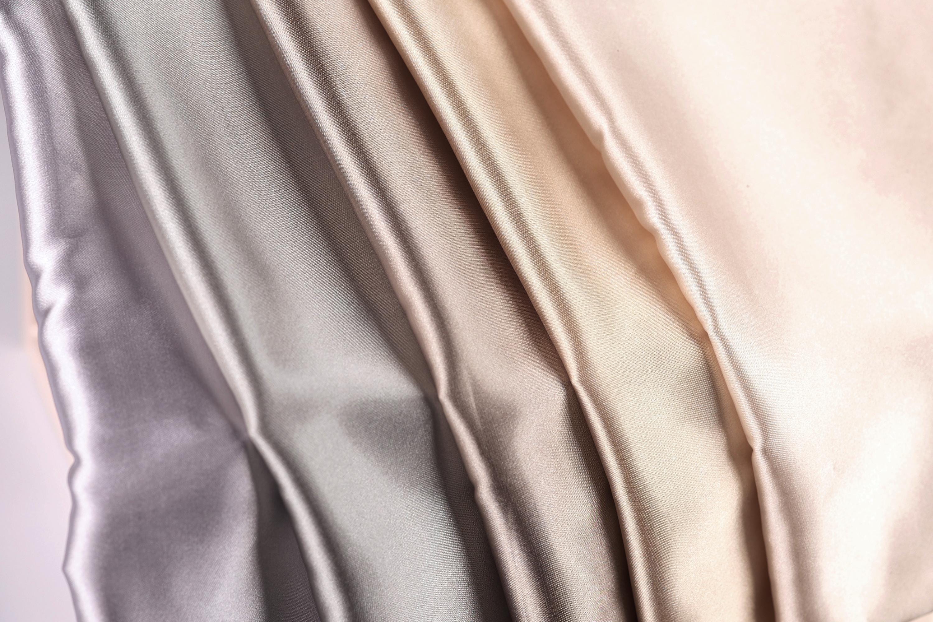 Taupe Charmeuse Satin Fabric: Bridal Gowns, Costumes, Draping - By The Yard