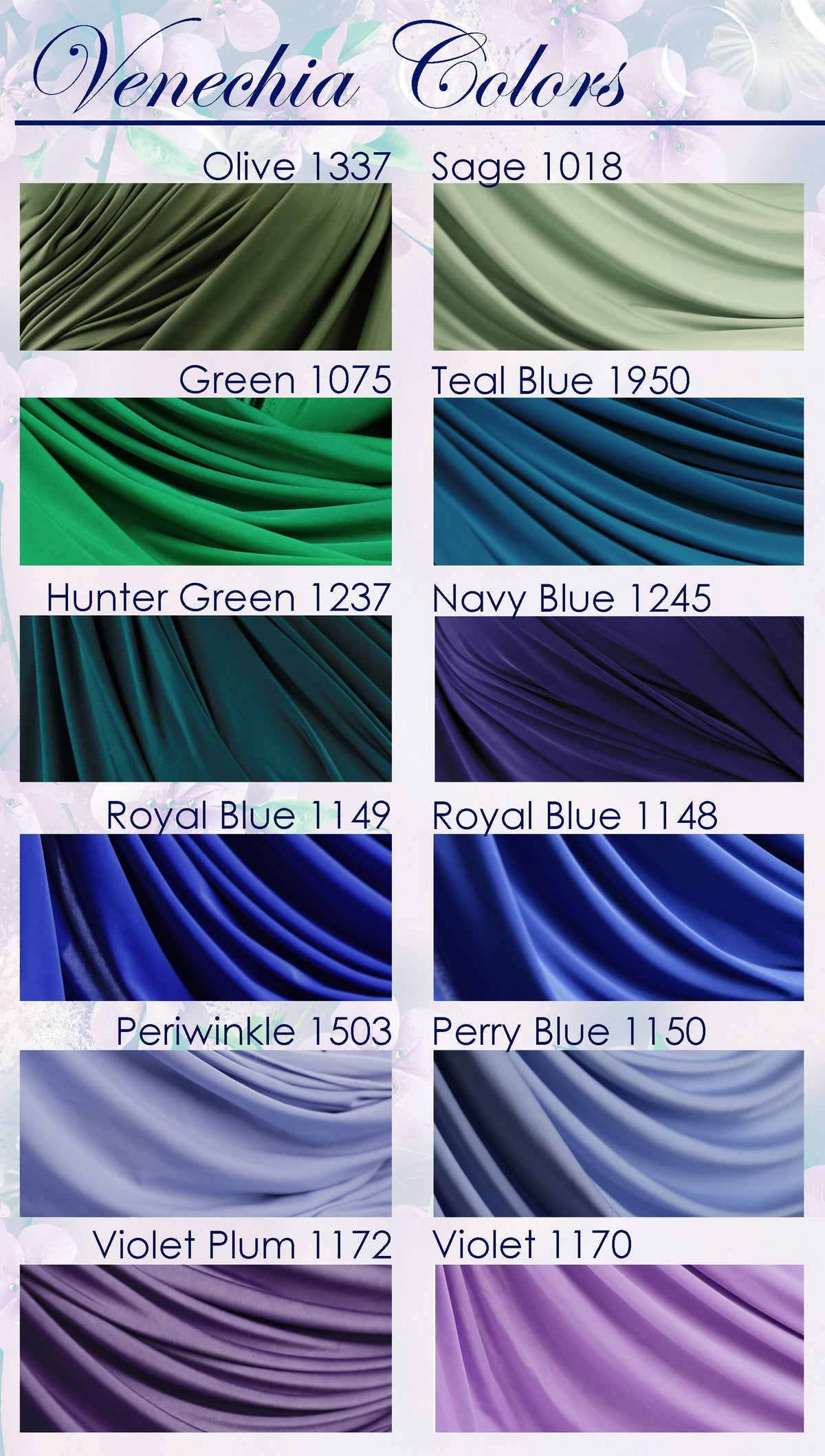 Drapey 4-Way Venechia Stretch Jersey Knit Fabric: Apparel, Costumes - 46 Colors