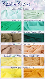 Chiffon Colors