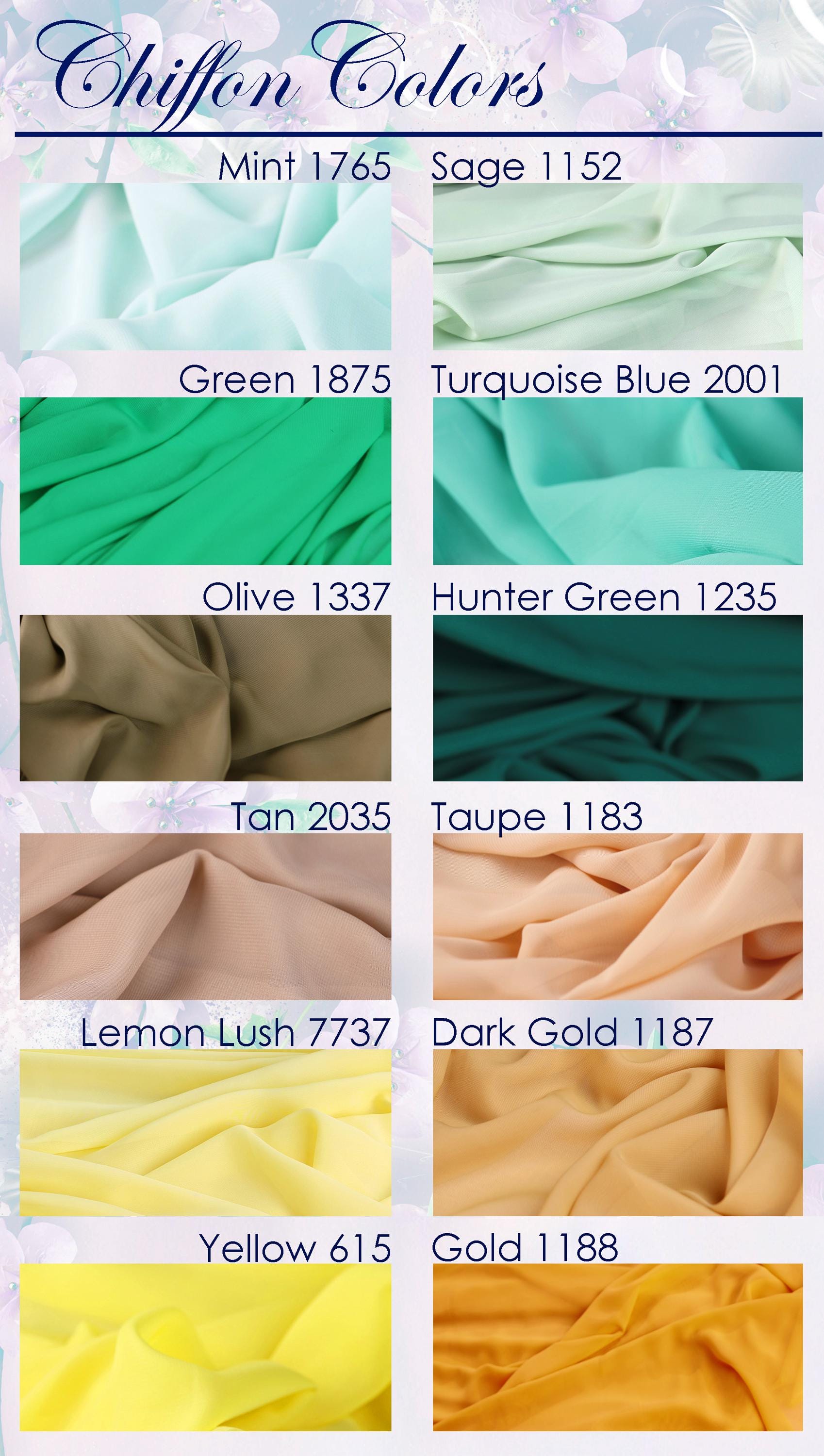 Chiffon Colors
