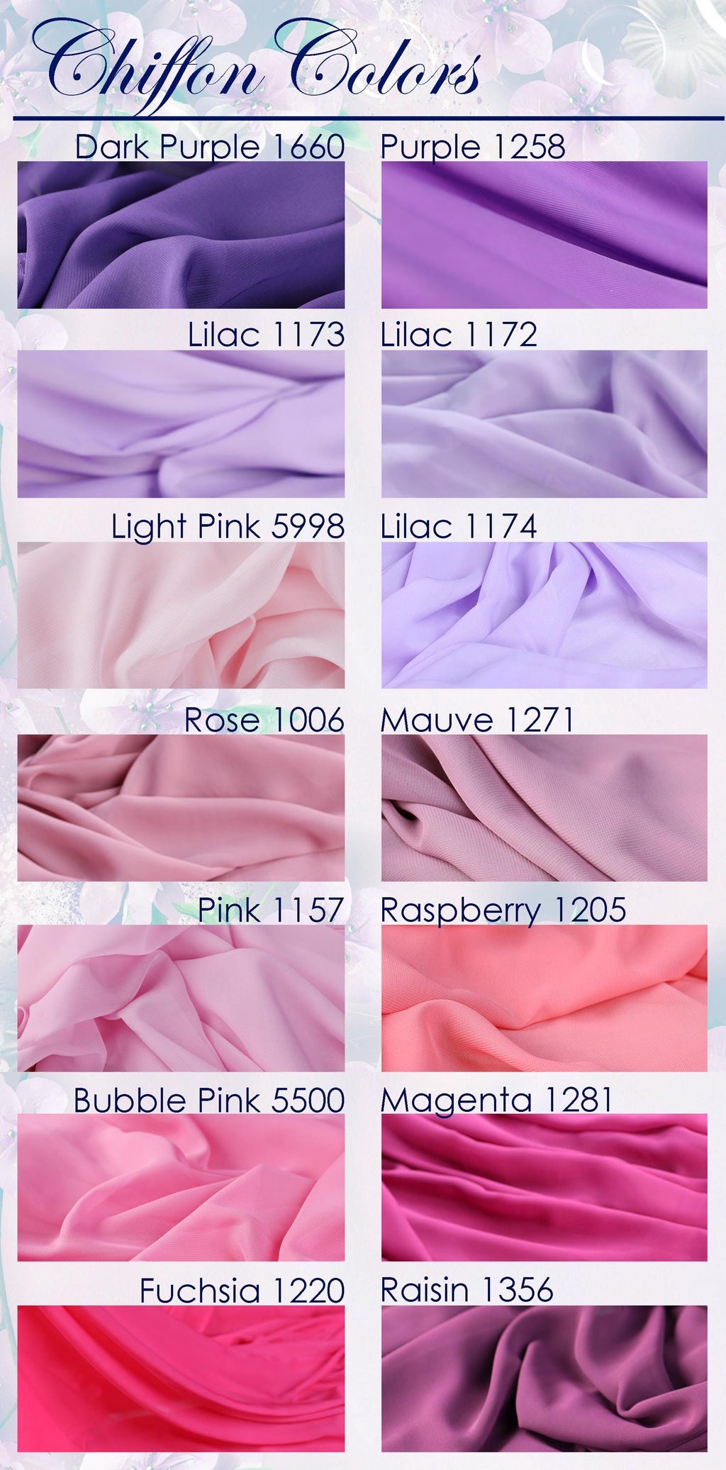 a bunch of different colors of fabric