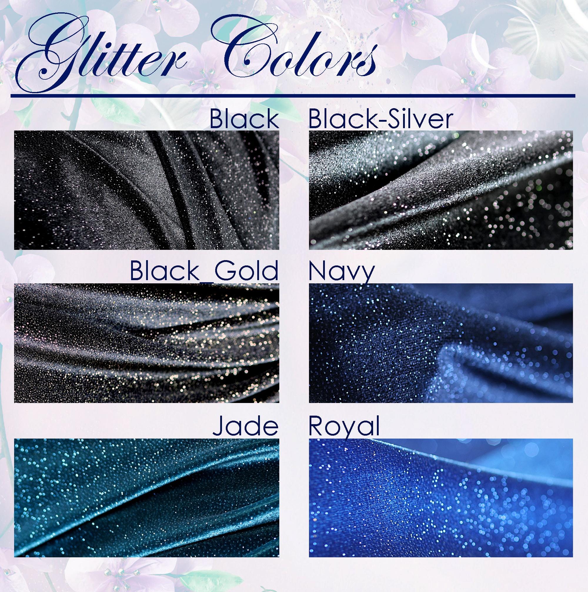 four different shades of black, blue, and silver