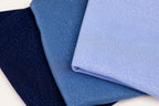 Blue-Navy Glitter Knit Fabric, 4-Way Stretch Dancewear Costume Fashion