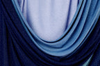 Blue-Navy Glitter Knit Fabric, 4-Way Stretch Dancewear Costume Fashion
