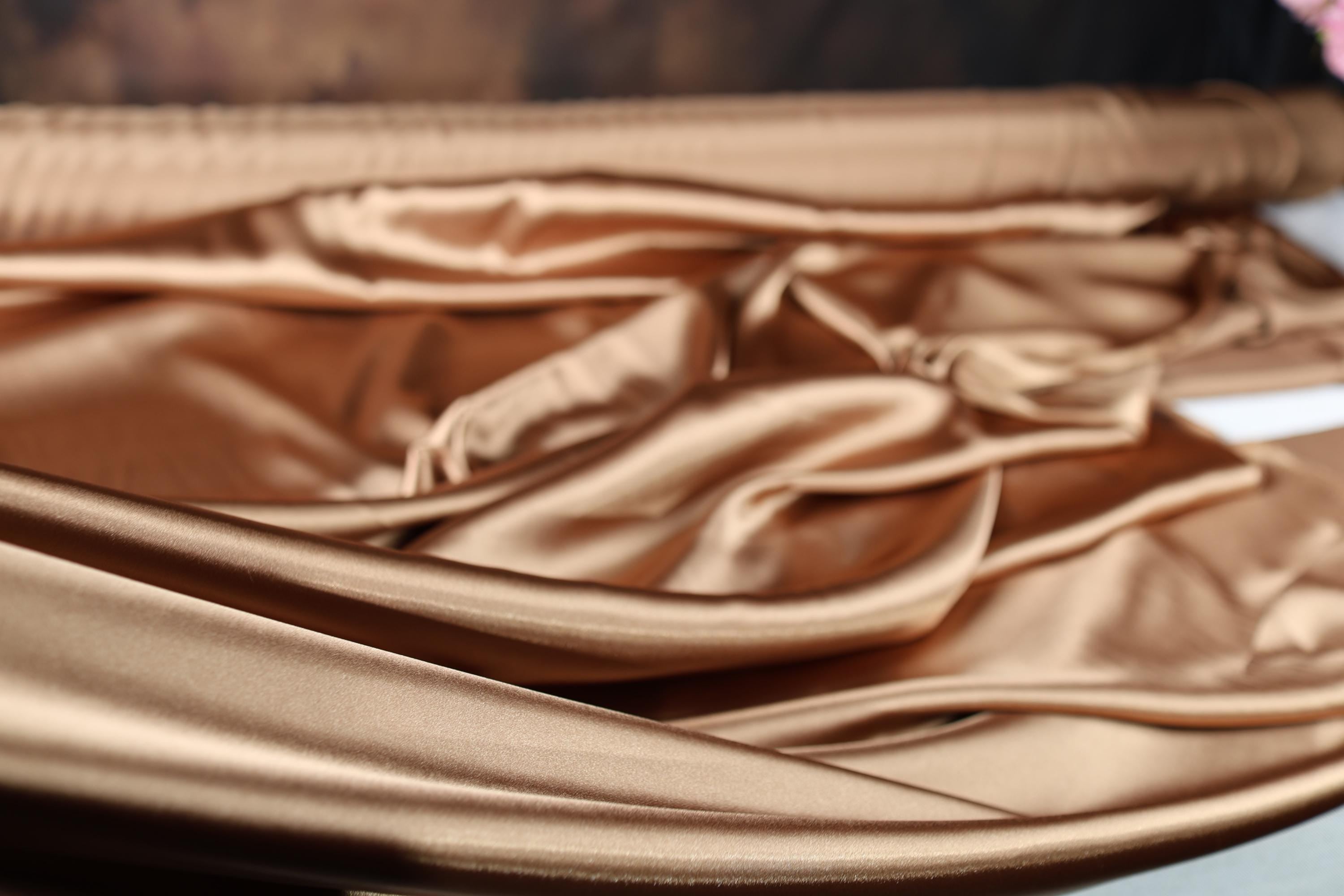 a close up of a piece of cloth on a table