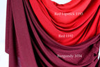 Glitter Spandex Knit Fabric Swatchbook: Polyester 4-Way Stretch Shimmer Material (18 Colors)