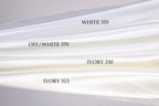 The image is a collage of four different images, each with a different color and texture. The first image is white, the second is off-white (white), the third is ivory, and the fourth is ivory.