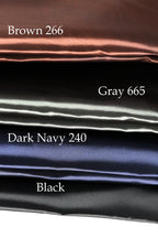 Bridal Satin Fabric Swatchbook: 54 Colors, Silky Polyester Material Color Preview