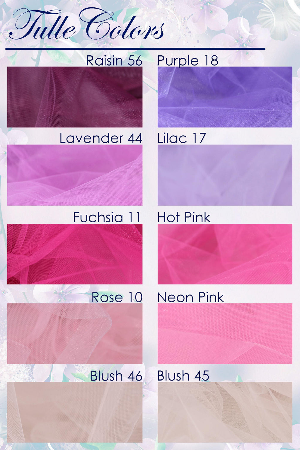 a set of four different shades of pink, purple, and blue