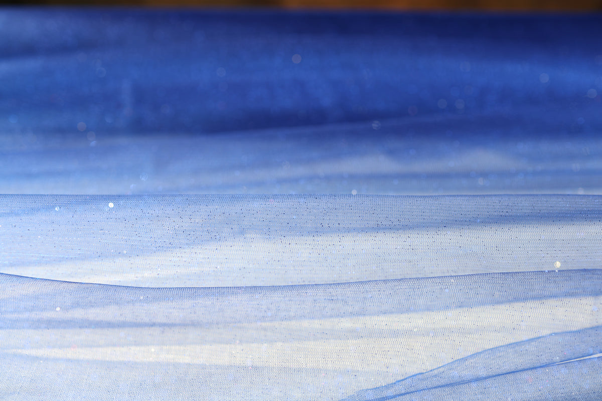 Glitter Tulle Fabric Swatches: 20 Colors, Sparkle Mesh, Semi-Soft Fabric Color Preview
