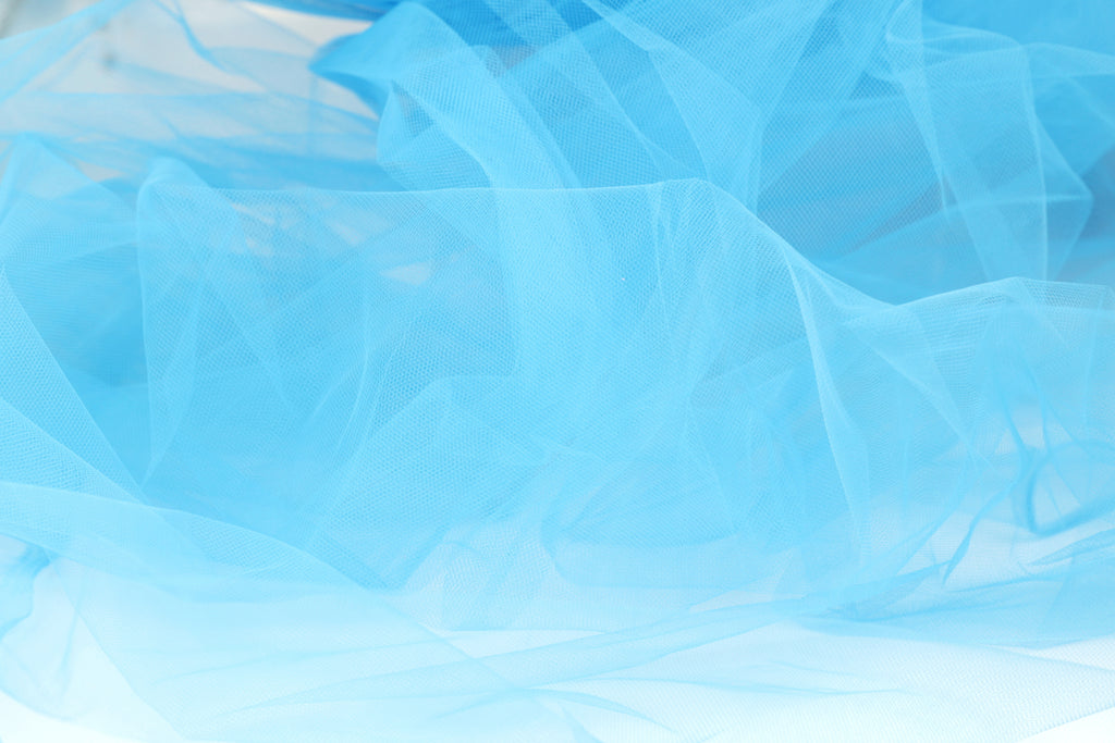 108W Extra Wide Bridal Tulle: Semi-Soft Polyester Net, 40 Colors