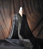 Glitter Velvet Stretch Fabric by Yard, 4-Way Stretch for Dance Costumes Eveningwear