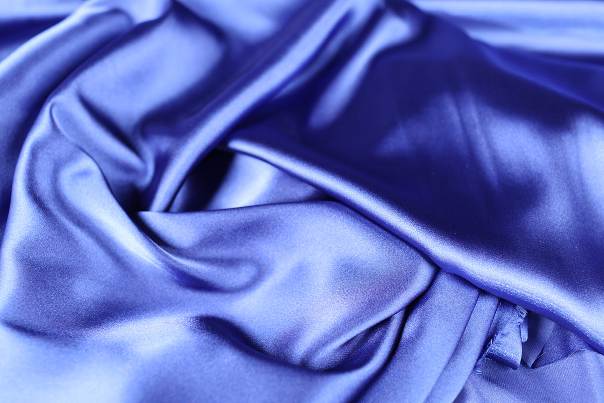 Charmeuse Satin Fabric by the Yard, Silky Polyester for Bridal, Prom and Costume Sewing