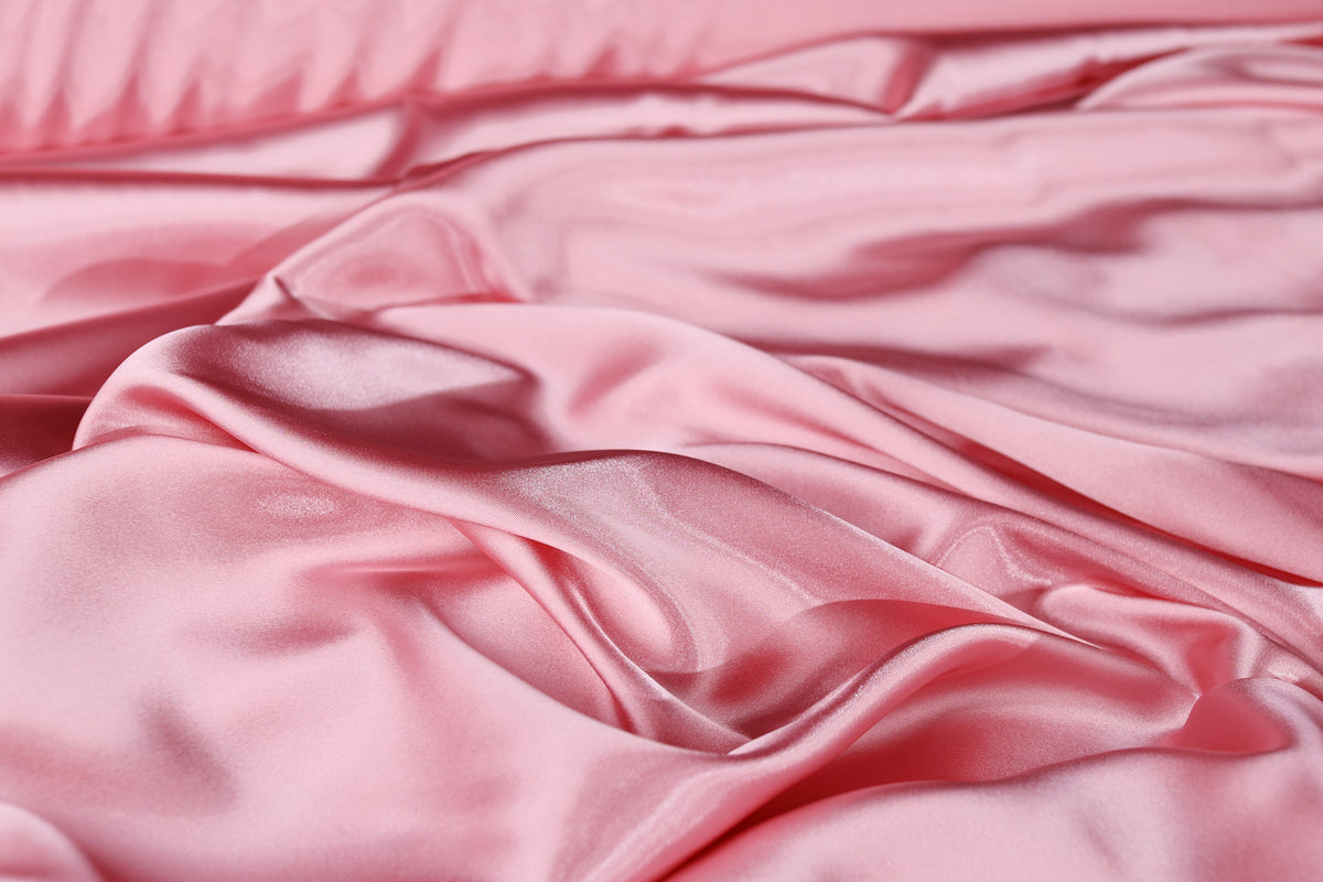 Charmeuse Satin Fabric by the Yard, Silky Polyester for Bridal, Prom and Costume Sewing