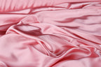 Peach Satin Charmeuse Fabric by the Yard, Silky Charmeuse for Dresses, Lingerie and Bridal Fashion