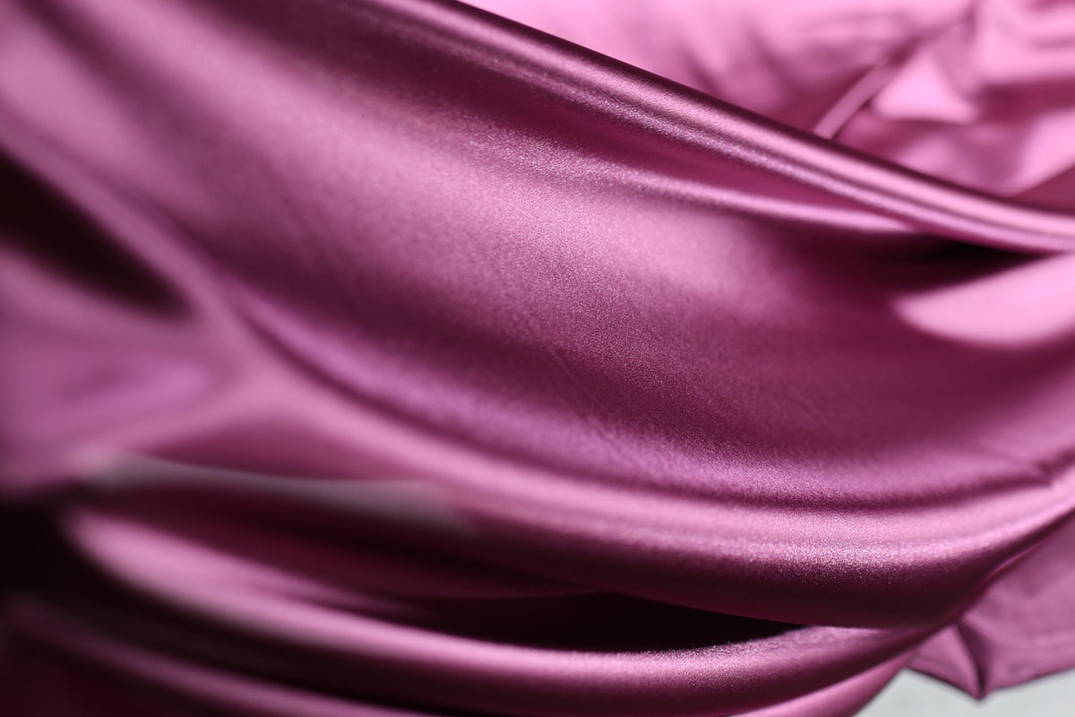 Charmeuse Satin Fabric by the Yard, Silky Polyester for Bridal, Prom and Costume Sewing
