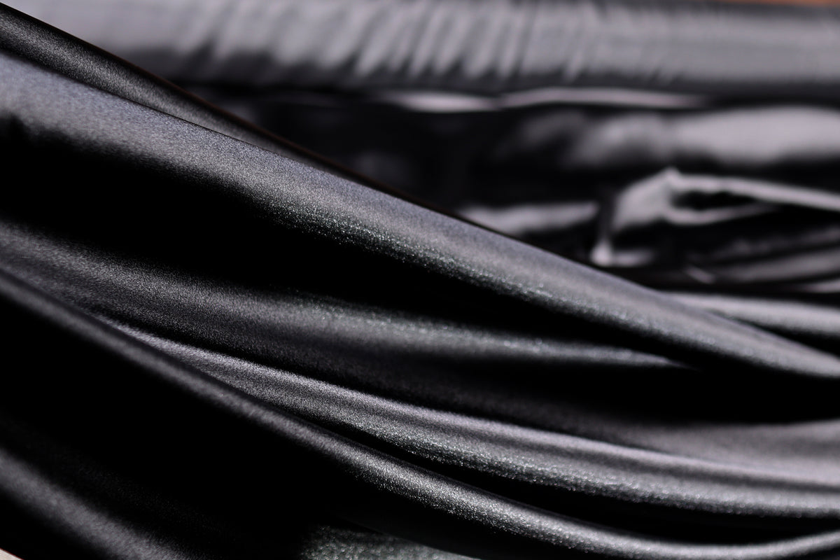 Charmeuse Satin Fabric by the Yard, Silky Polyester for Bridal, Prom and Costume Sewing