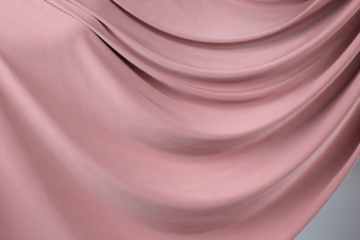 Dusty Mauve Venechia Fabric – Elegant 4-Way Stretch Matte Knit Yardage