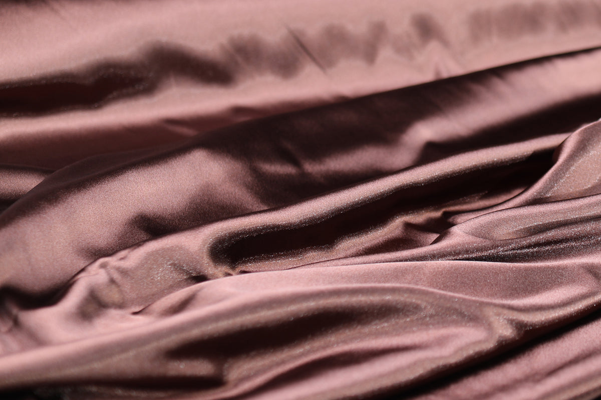 Charmeuse Satin Fabric by the Yard, Silky Polyester for Bridal, Prom and Costume Sewing