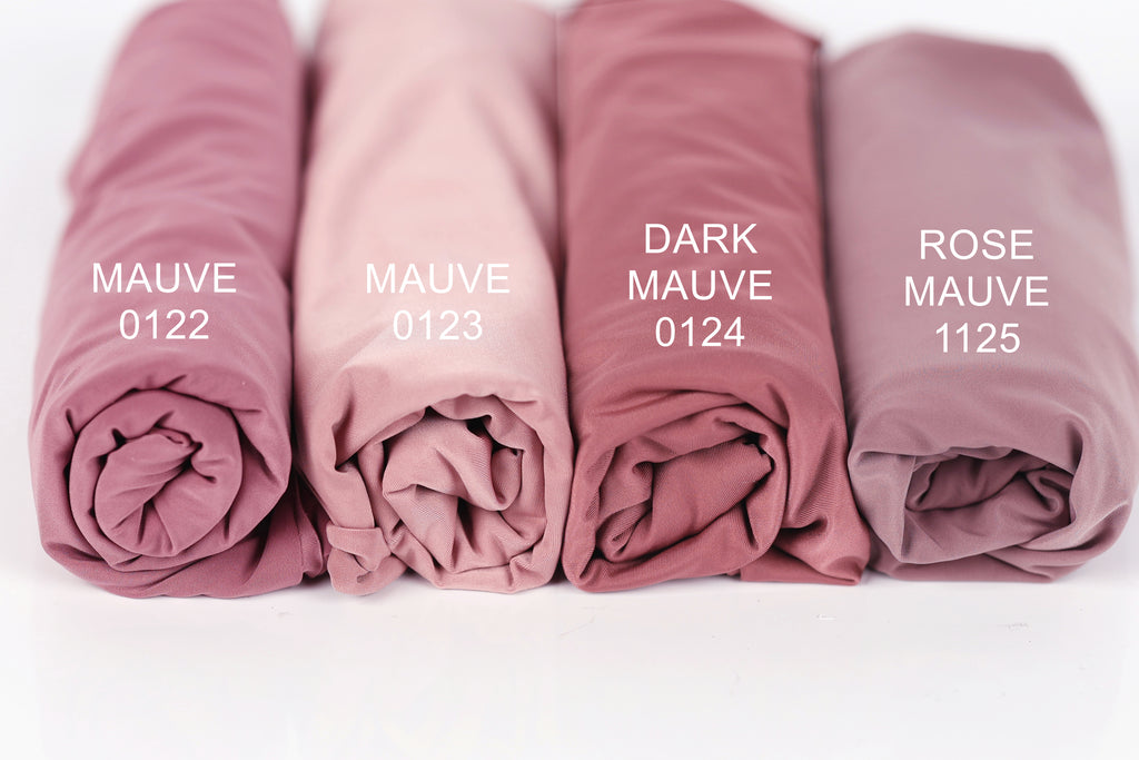 Dusty Mauve Venechia Fabric – Elegant 4-Way Stretch Matte Knit Yardage