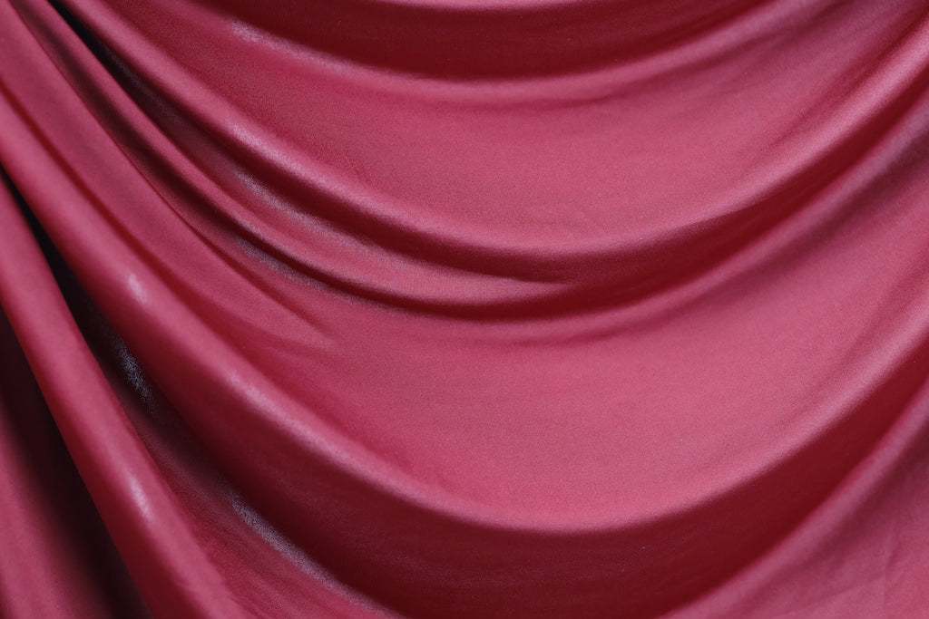 Bold Red Venechia Stretch Fabric – Matte 4-Way Knit 201 gsm by the Yard