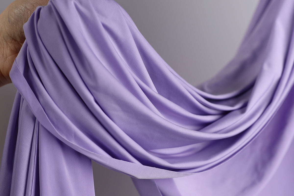 Lavender Venechia Stretch Knit – Smooth Matte Fabric 201 gsm by the Yard
