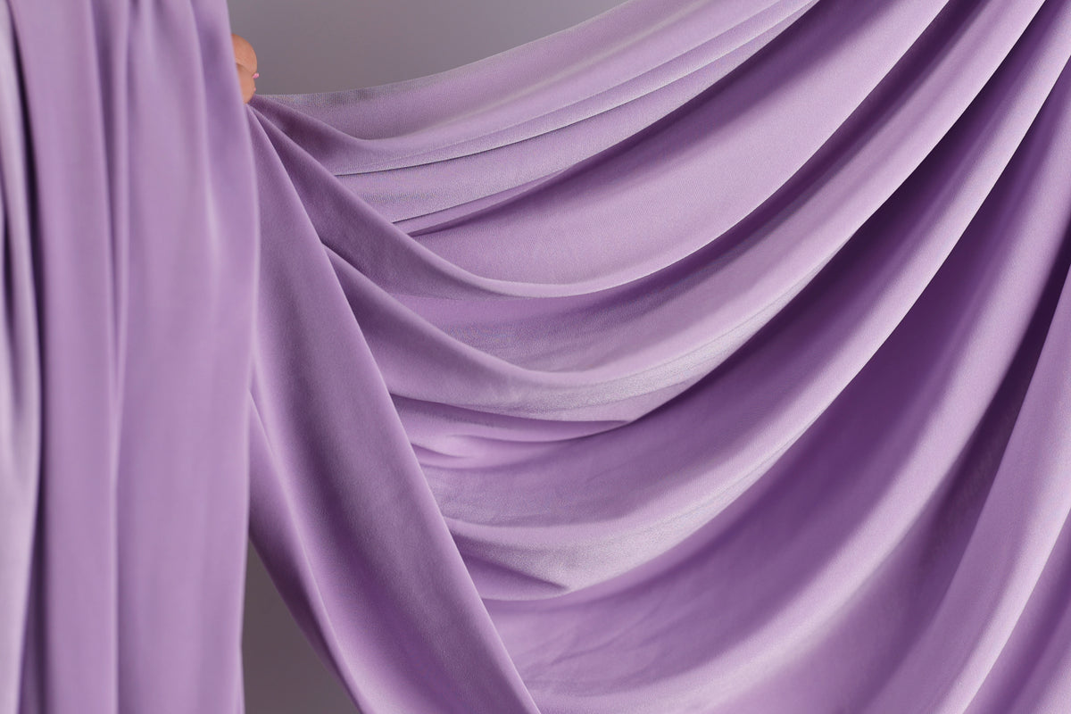 Lavender Venechia Stretch Knit – Smooth Matte Fabric 201 gsm by the Yard
