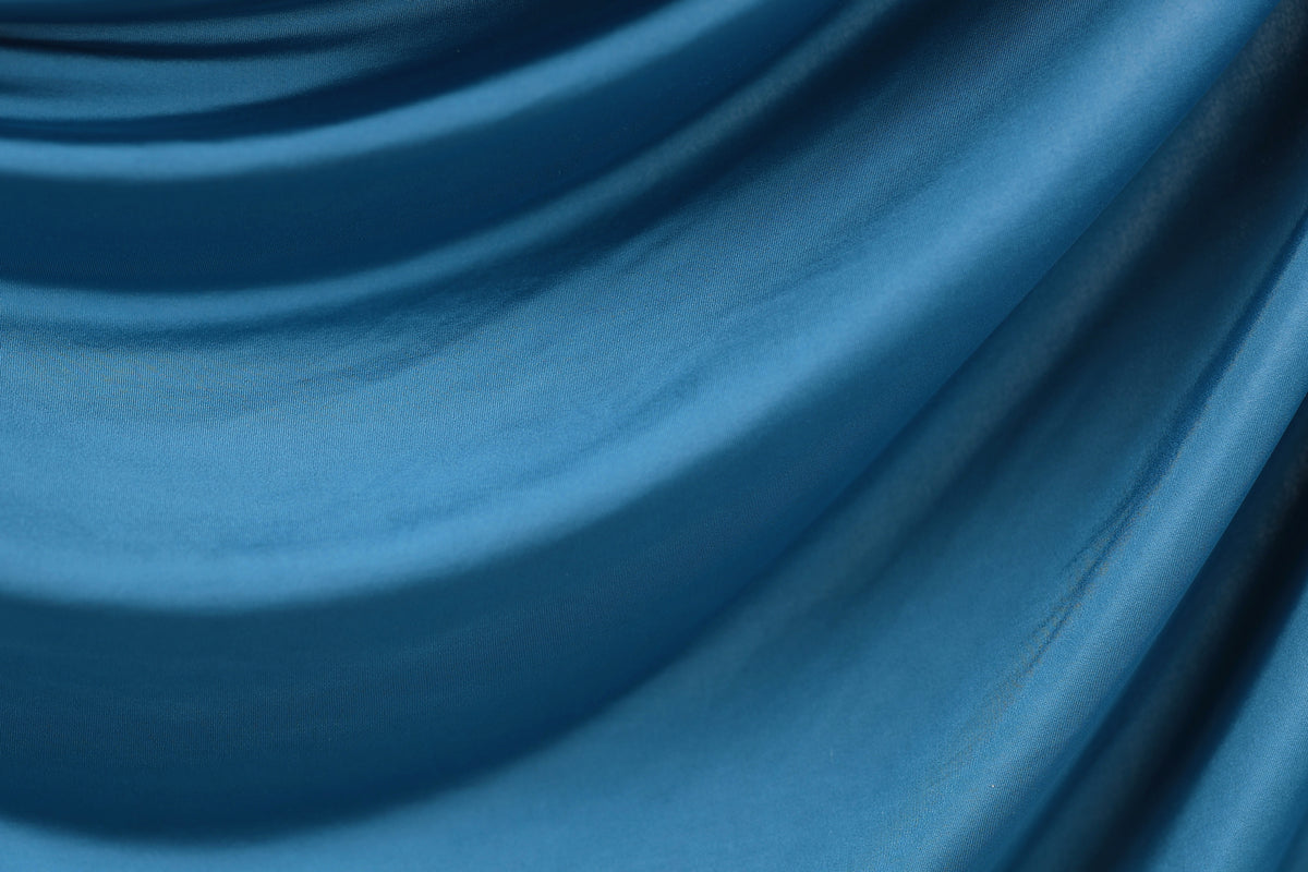 Royal Blue Venechia Stretch Knit Fabric – Matte 4-Way Apparel Cloth by the Yard