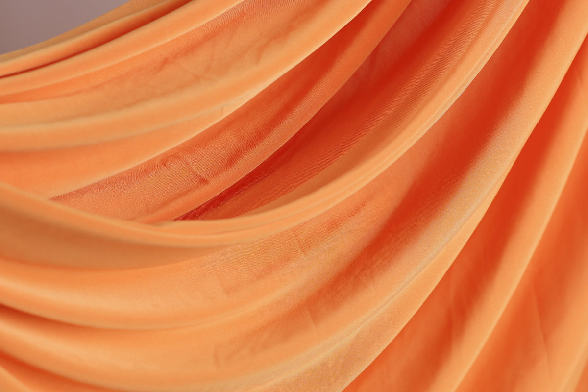 Golden Orange Venechia Stretch Fabric – Matte 4-Way Knit 201 gsm Yardage