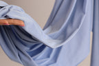 Periwinkle Venechia Stretch Fabric – Soft Matte 4-Way Knit by the Yard