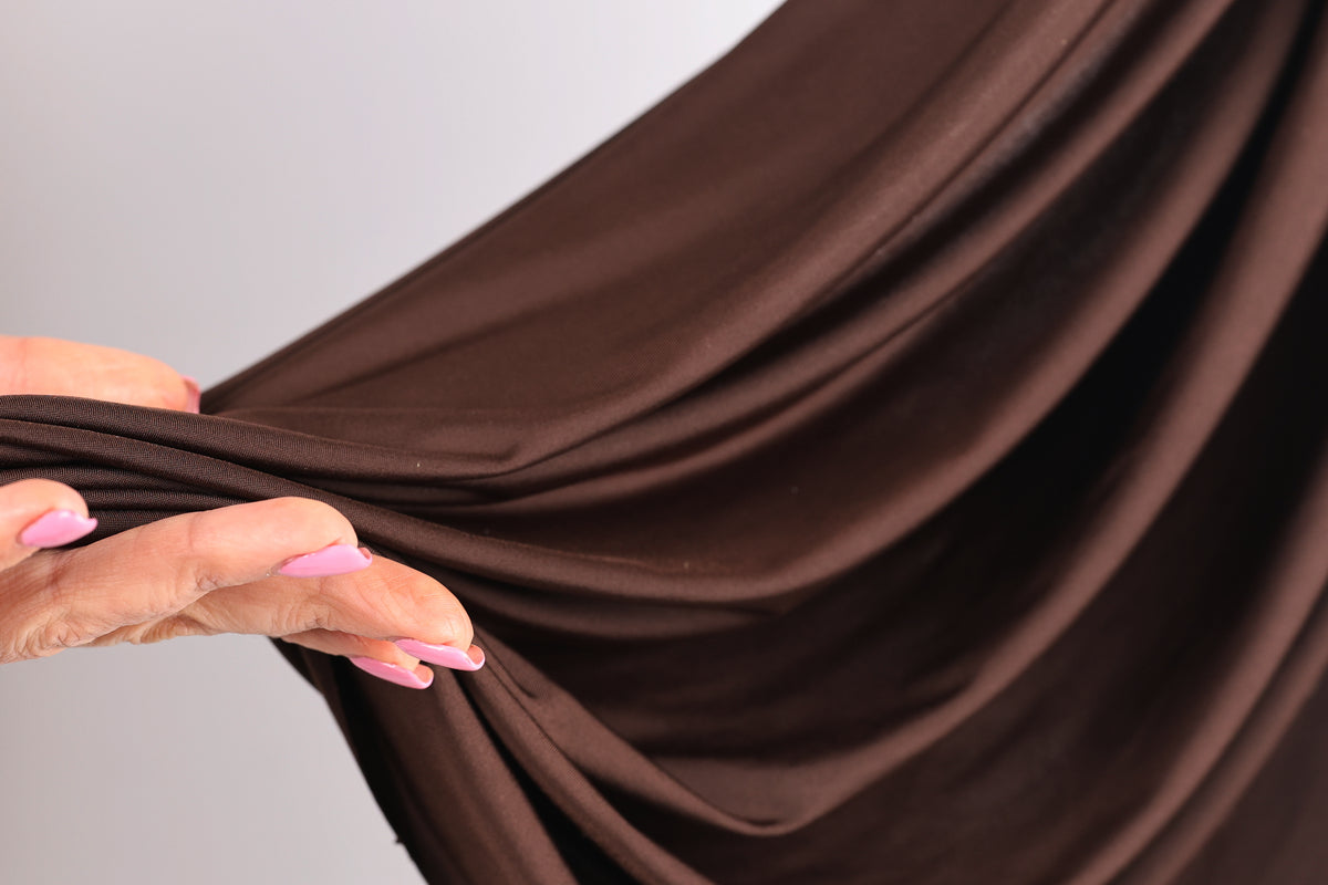 Classic Neutral Venechia Fabric – Matte 4-Way Stretch Knit Yardage