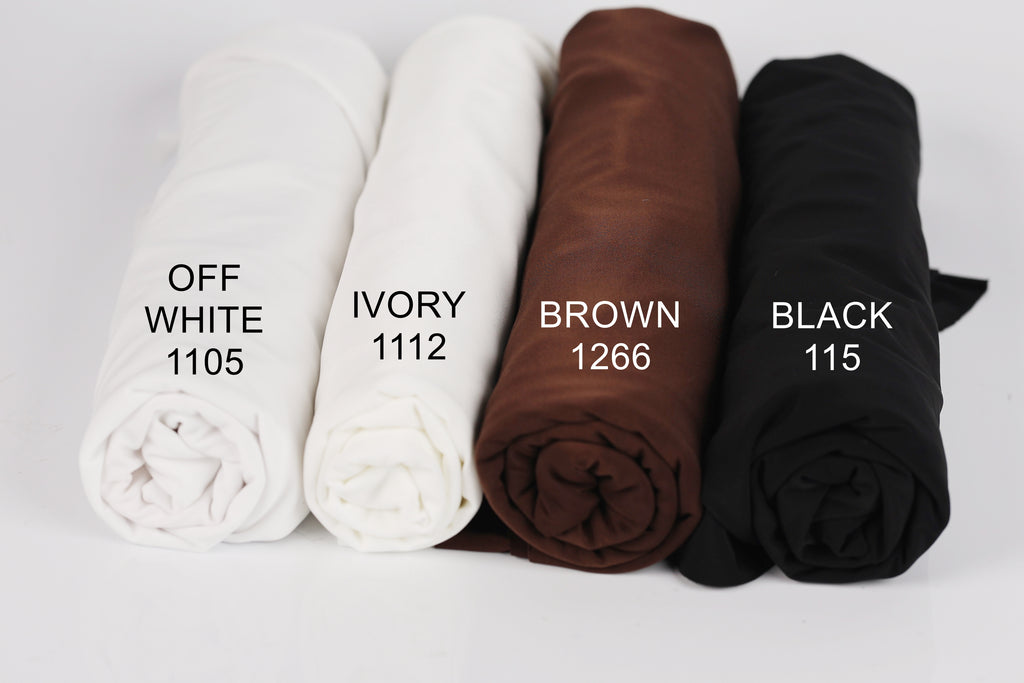 Drapey 4-Way Venechia Stretch Jersey Knit Fabric: Apparel, Costumes - 46 Colors