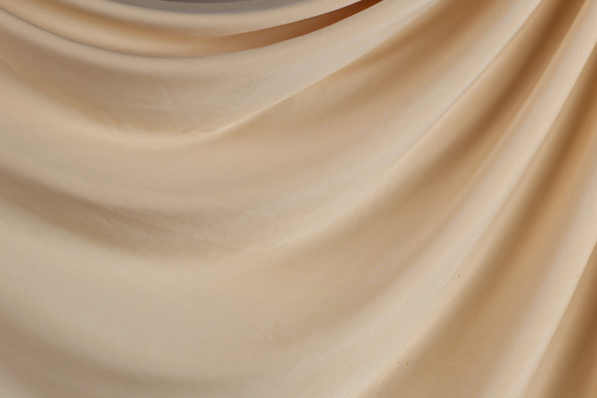 Champagne Venechia Stretch Knit – Matte Draping Fabric by the Yard