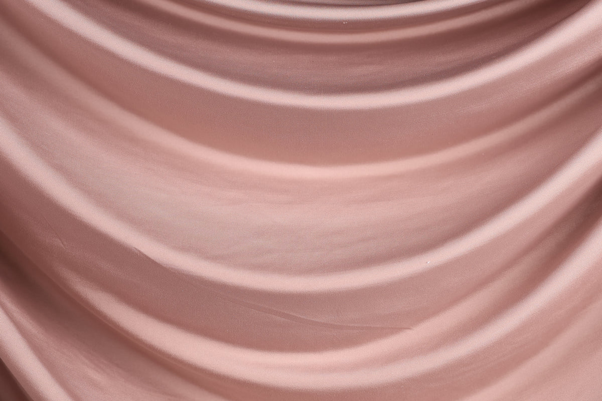 Champagne Venechia Stretch Knit – Matte Draping Fabric by the Yard