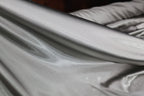 Taupe Satin Charmeuse Fabric by Yard, Silky Polyester for Dresses, Home Decor