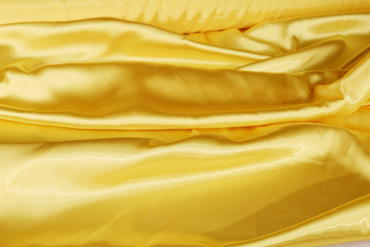 Charmeuse Satin Fabric by the Yard, Silky Polyester for Bridal, Prom and Costume Sewing