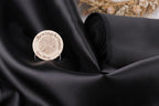 Black Mikado Satin Fabric | Heavy Polyester, Couture Sewing By The Yard