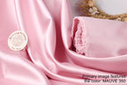 Mauve Mikado Satin Fabric | Polyester Beige Material for Evening Wear