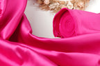 Fuchsia Mikado Satin Fabric | 58/60" Polyester Material