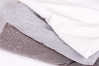 Silver-White Glitter Knit Fabric, 4-Way Stretch Dancewear Costume Fashion