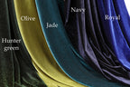 Glitter Velvet Stretch Fabric by Yard, 4-Way Stretch for Dance Costumes Eveningwear
