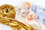 Glitter Velvet Fabric by the Yard, 4 Way Stretch Velvet for Costumes, Dancewear and Party Dresses