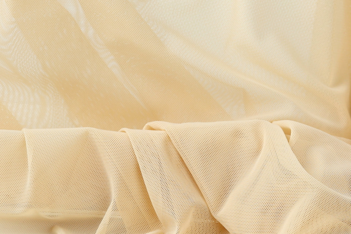 Power Mesh Stretch Fabric for Dance Costumes, Nylon Spandex Sheer Material 58/60"