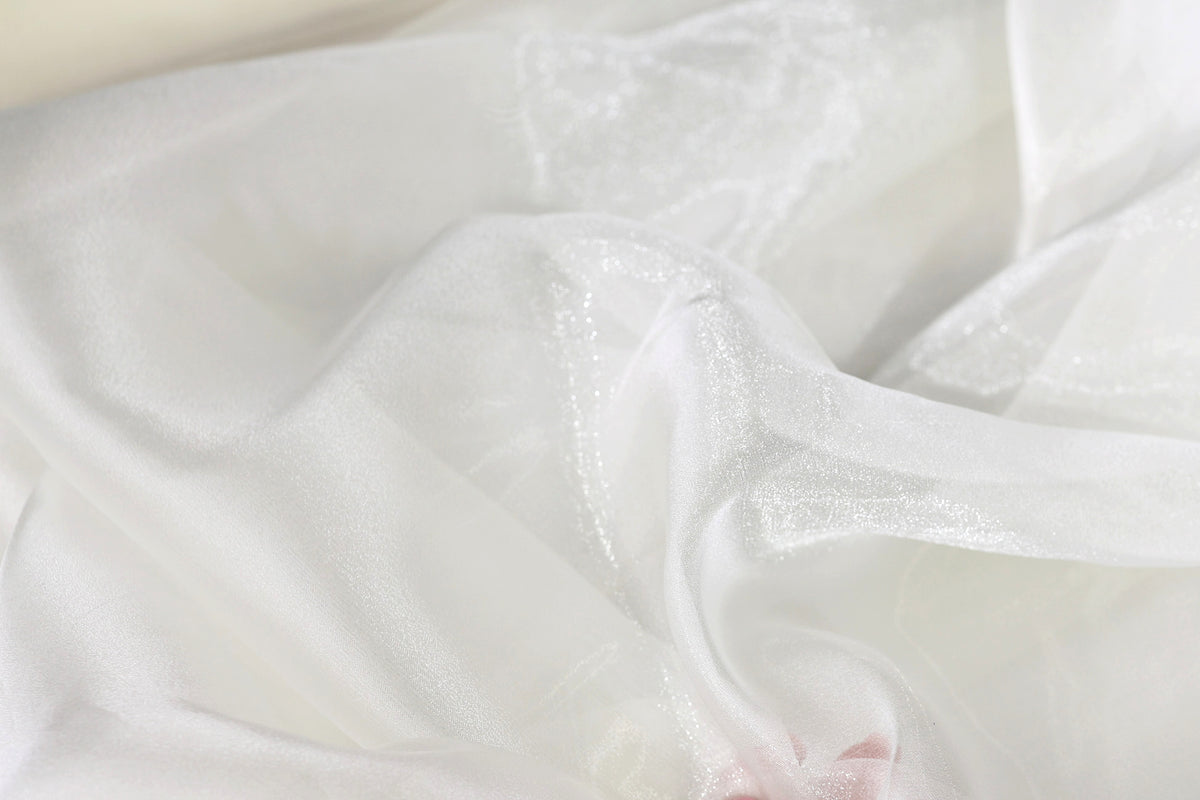 Crystal Organza Fabric by the Yard for Dress & Sewing-  47 Colors