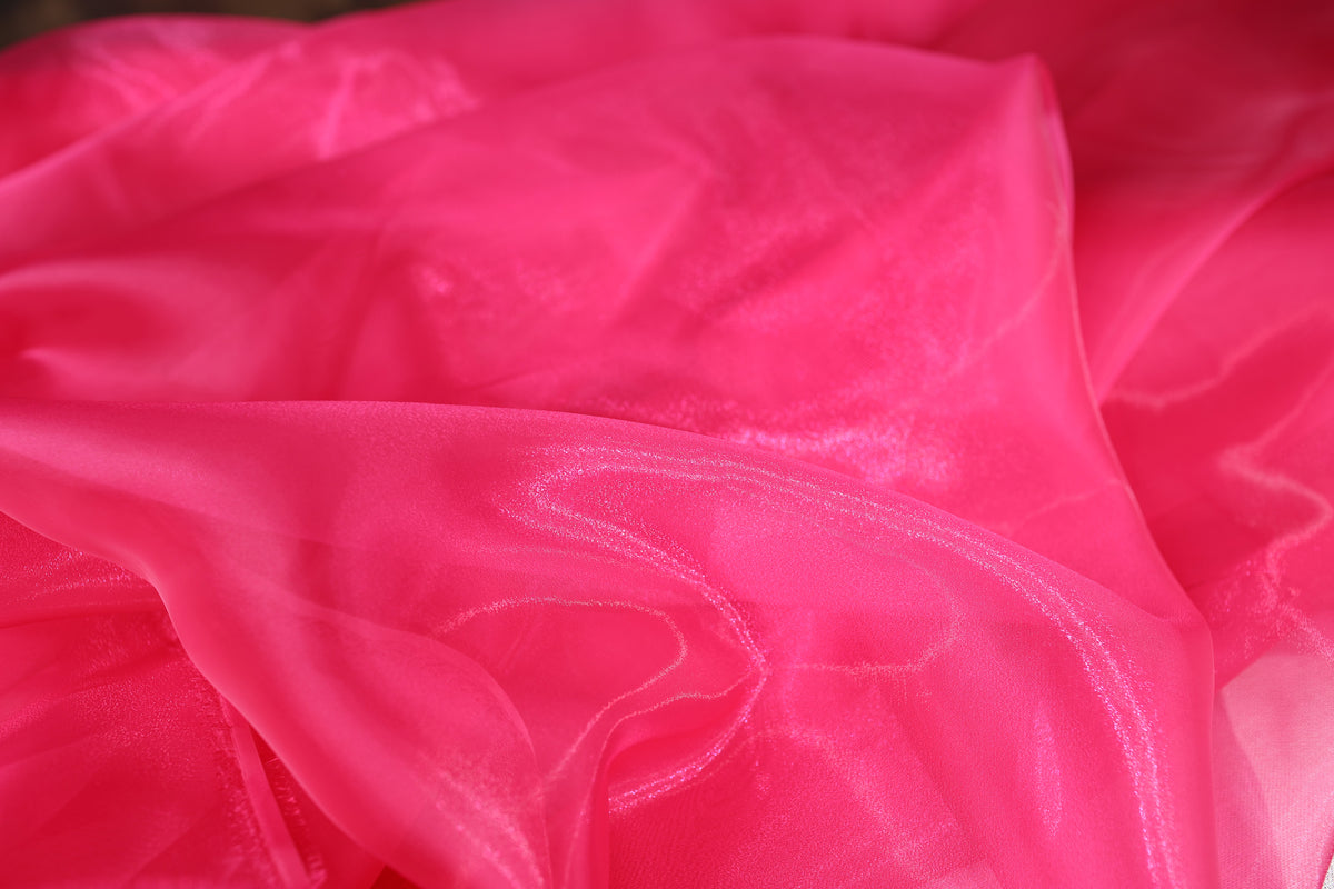 Crystal Organza Fabric by the Yard for Dress & Sewing-  47 Colors