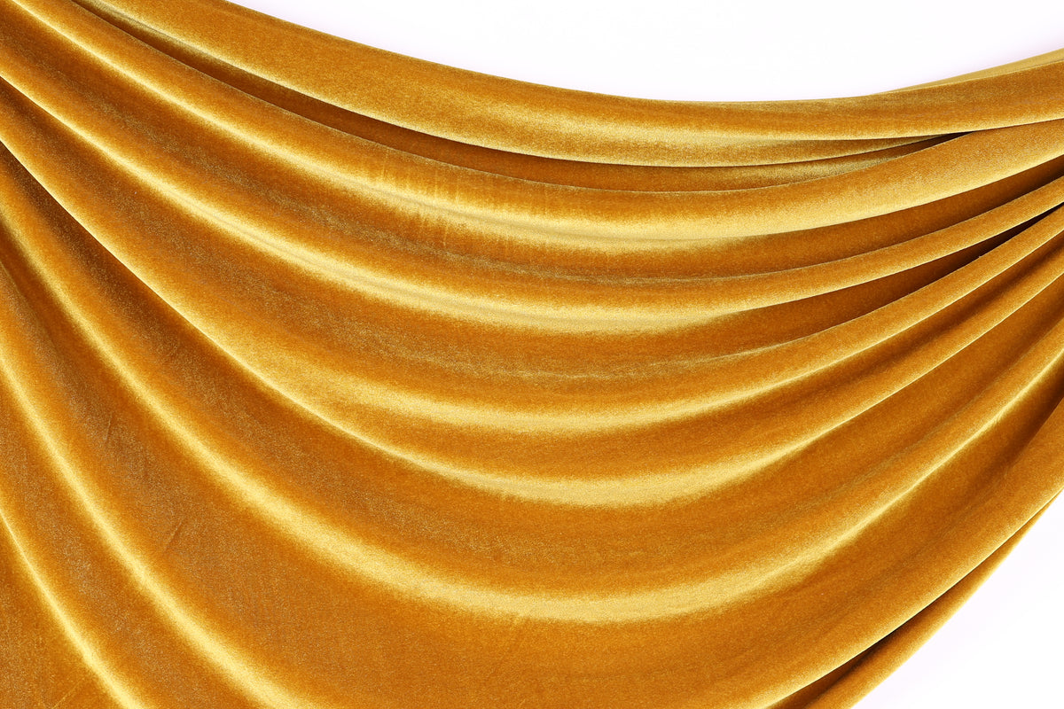 Stretch Velvet Fabric by the Yard, Heavy 360 GSM – 13 Colors